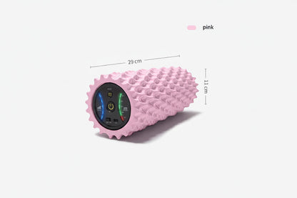 Foam Shaft Electric Foam Roller Yoga Home Gym Vibration Massage 4 Speeds Column Muscle Relax Deep Tissue USB Rechargeable