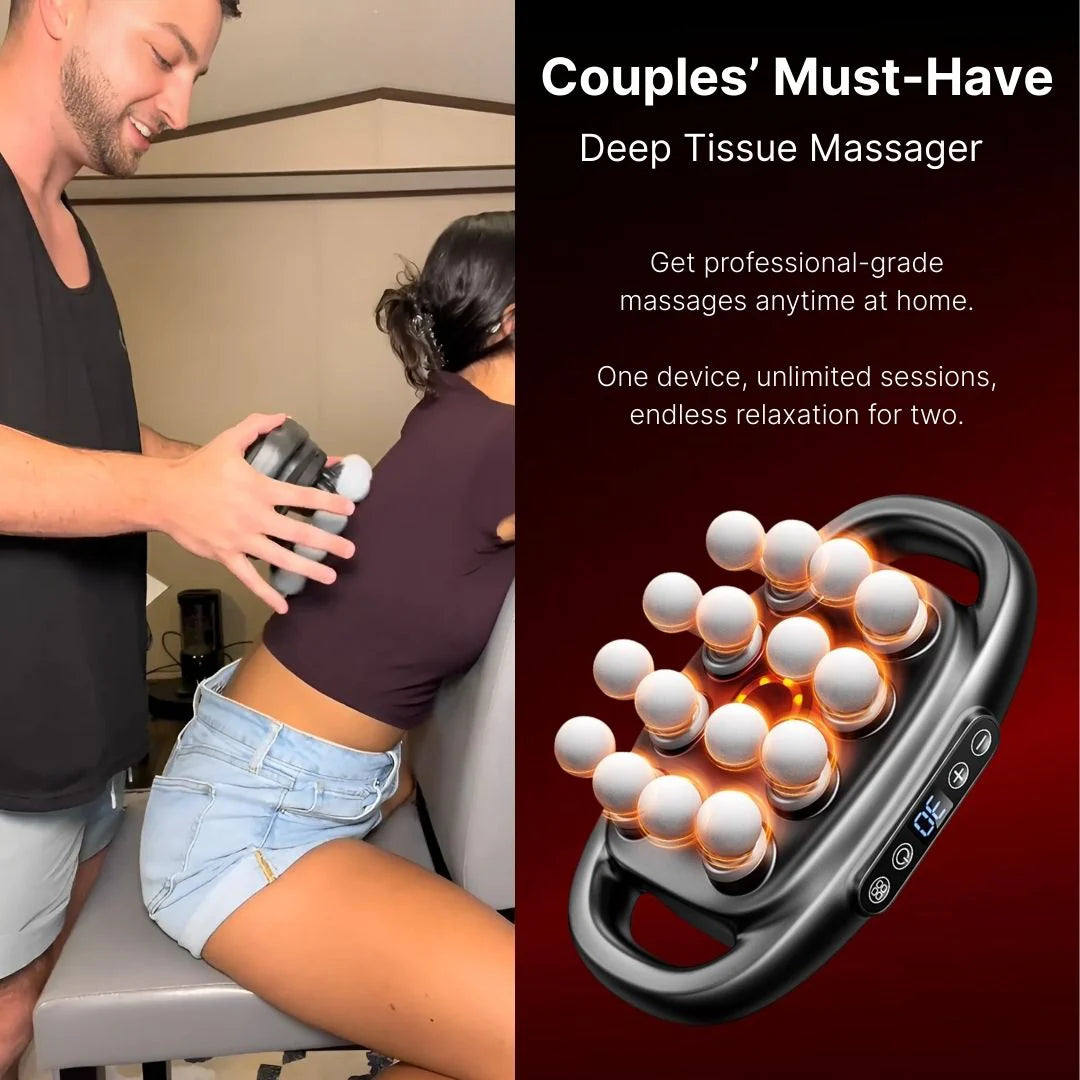 Electric Deep Tissue Massager, 16 Head Full Body Electric Muscle Massager