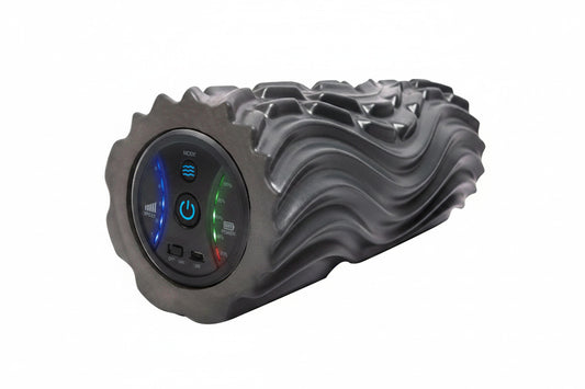 Foam Shaft Electric Foam Roller Yoga Home Gym Vibration Massage 4 Speeds Column Muscle Relax Deep Tissue USB Rechargeable
